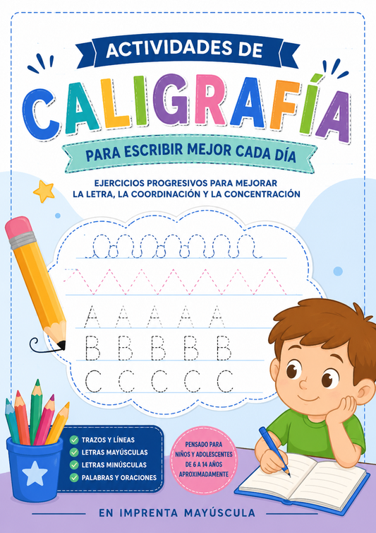 ACTIVIDADES PARA EJERCITAR CALIGRAFÍA